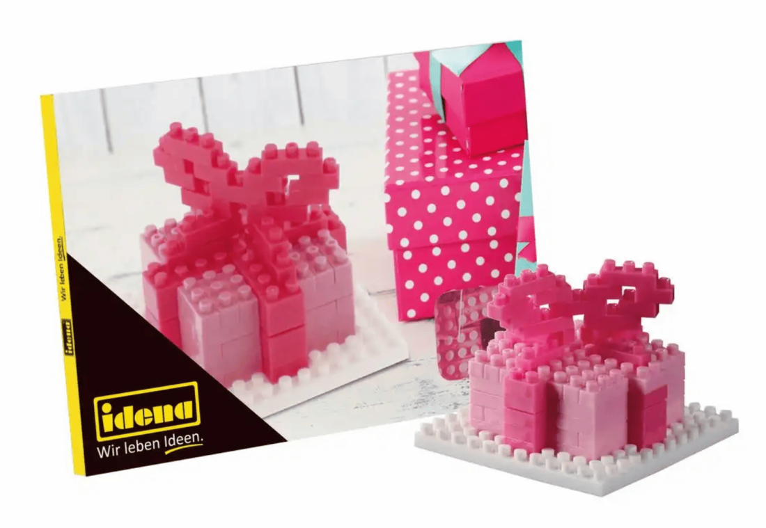 Minibausteine Postkarte Geschenk